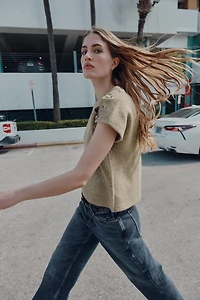 KNIT JUMPER WITH SHOULDER DETAIL