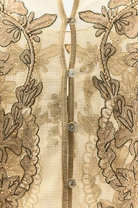 COMBINAISON TULLE BRODERIES FANTAISIE