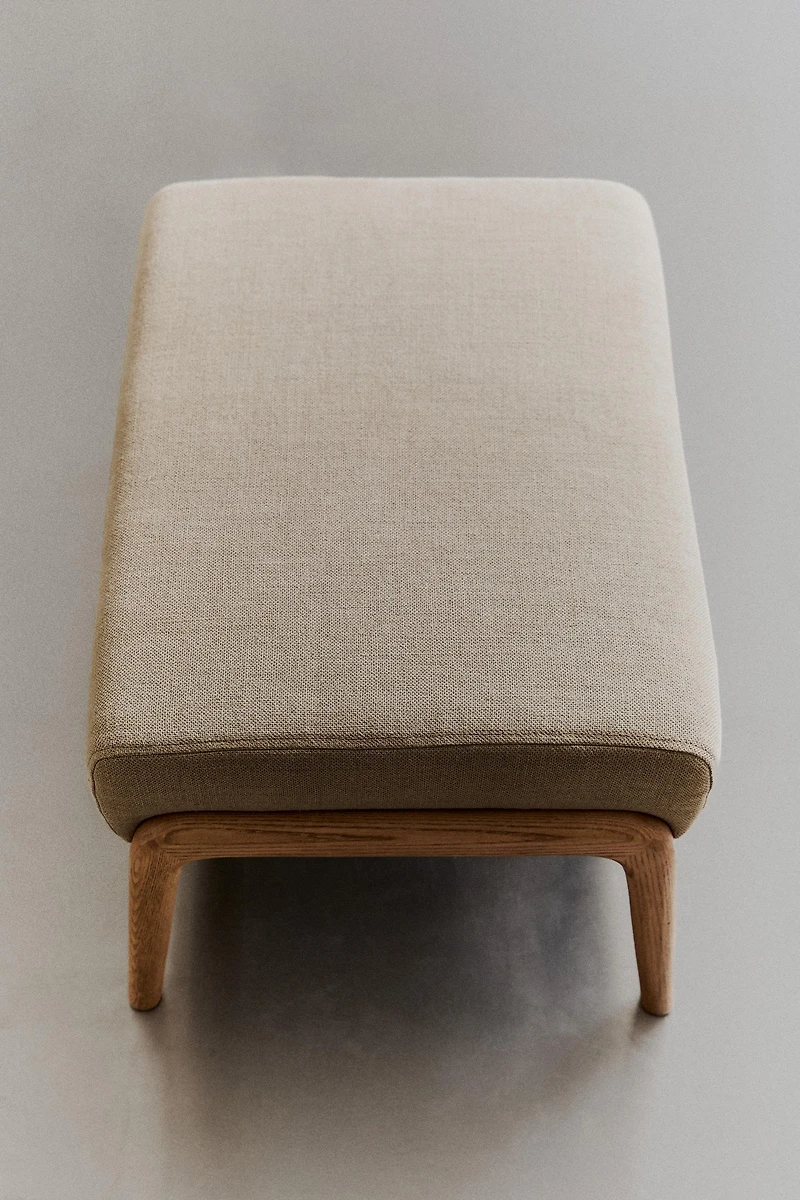 TABOURET REPOSE-PIEDS FRÊNE LIN