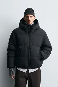 RUBBERIZED COMBINATION PUFFER JACKET
