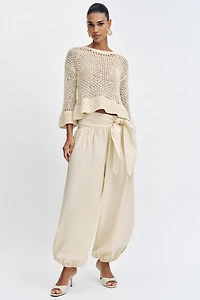 TIED BALLOON PANTS