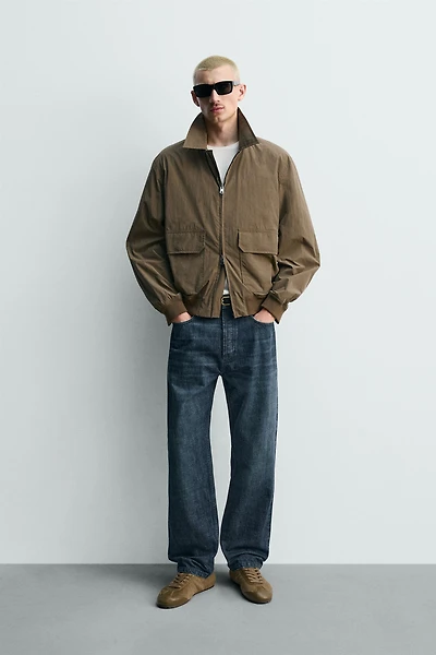 REGULAR FIT TECHNICAL JACKET