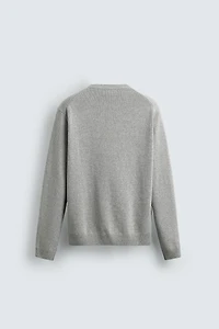 TEXTURED COTTON JUMPER