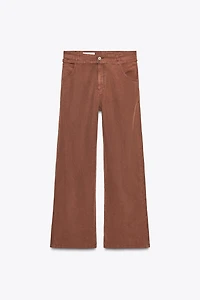 FLOWY BELTED PANTS