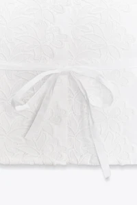 GUIPURE POPLIN SHIRT