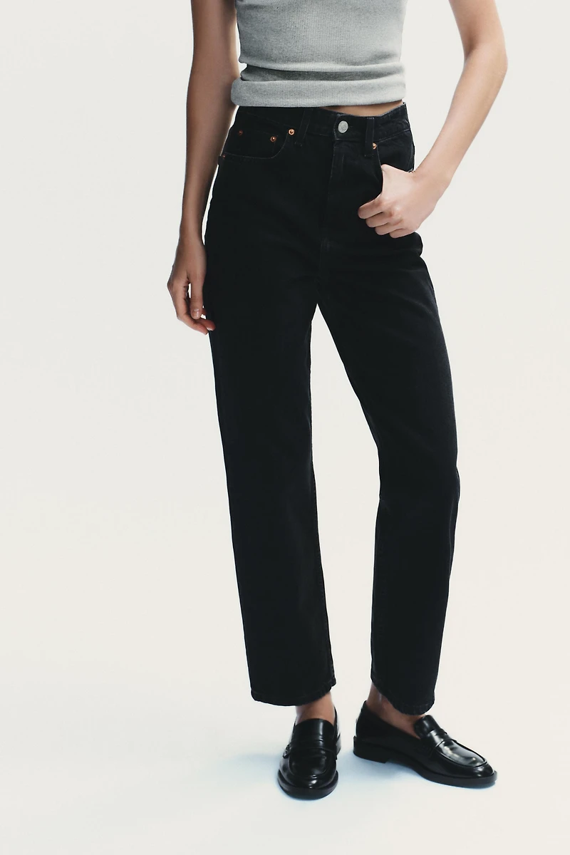 TRF MOM FIT HIGH WAIST JEANS
