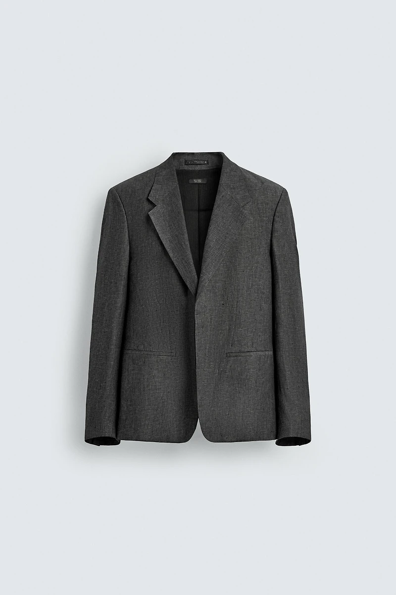 100% LINEN SUIT BLAZER