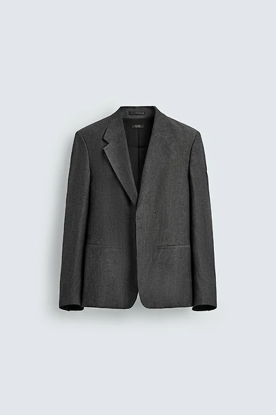 100% LINEN SUIT BLAZER