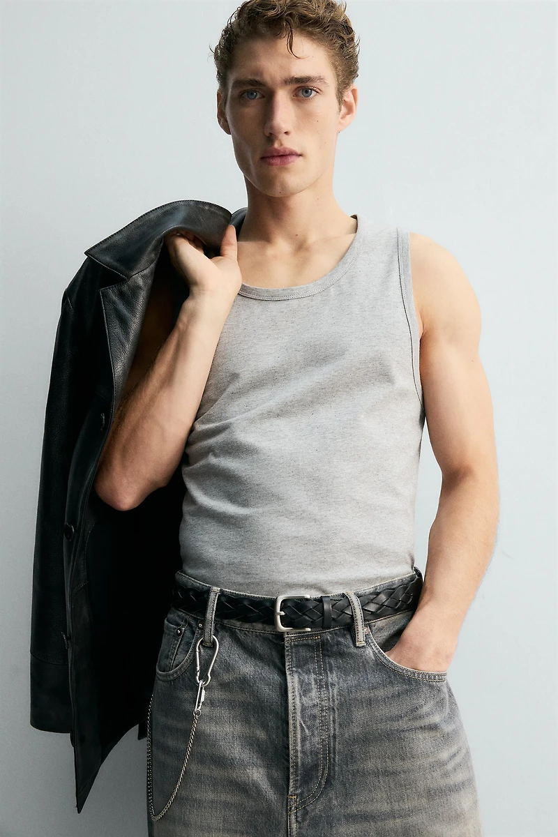 LIMITED EDITION BRAIDED LEATHER BELT