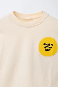 T-SHIRT SOLEIL BRODÉ