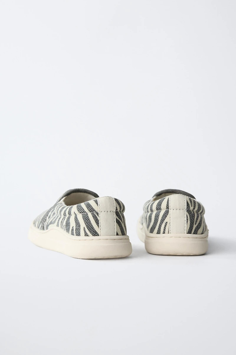 BASKETS IMPRIMÉ ZÈBRE
