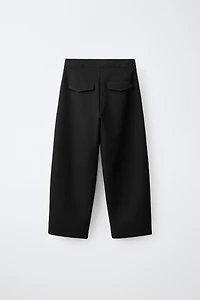 CRISS-CROSS WAIST PANTS