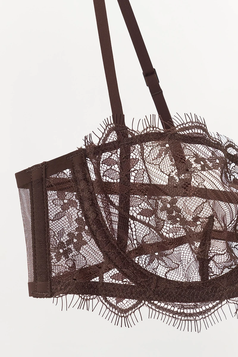 BRALETTE ARMATURES DENTELLE BRODERIES FLEURS