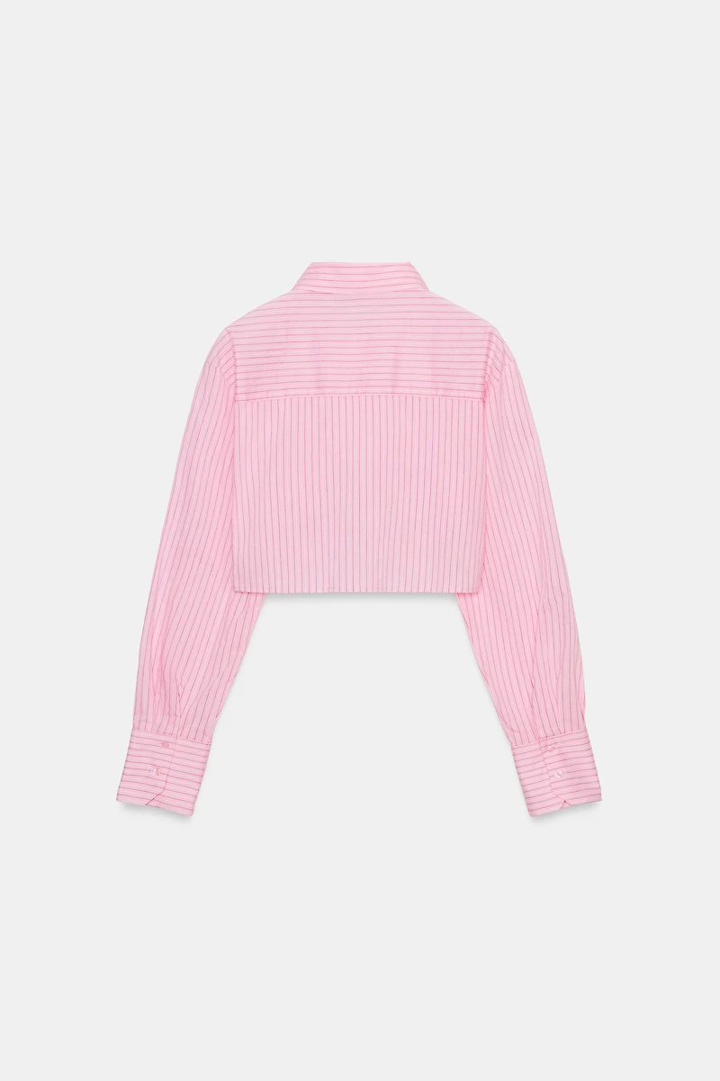 STRIPED SHORT SHIRT