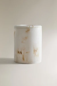 POUBELLE SALLE DE BAIN EFFET MARBRE