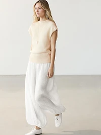 Linen sarouel trousers
