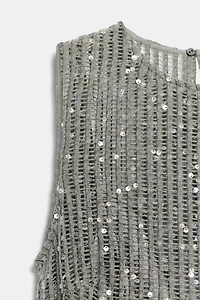 SEQUIN MIDI DRESS