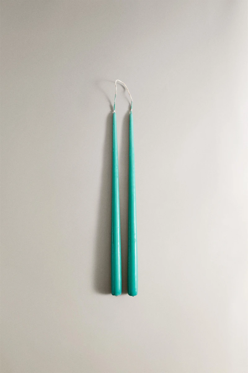 PACK BOUGIES DÉCORATIVES CONIQUES (PACK DE 2)