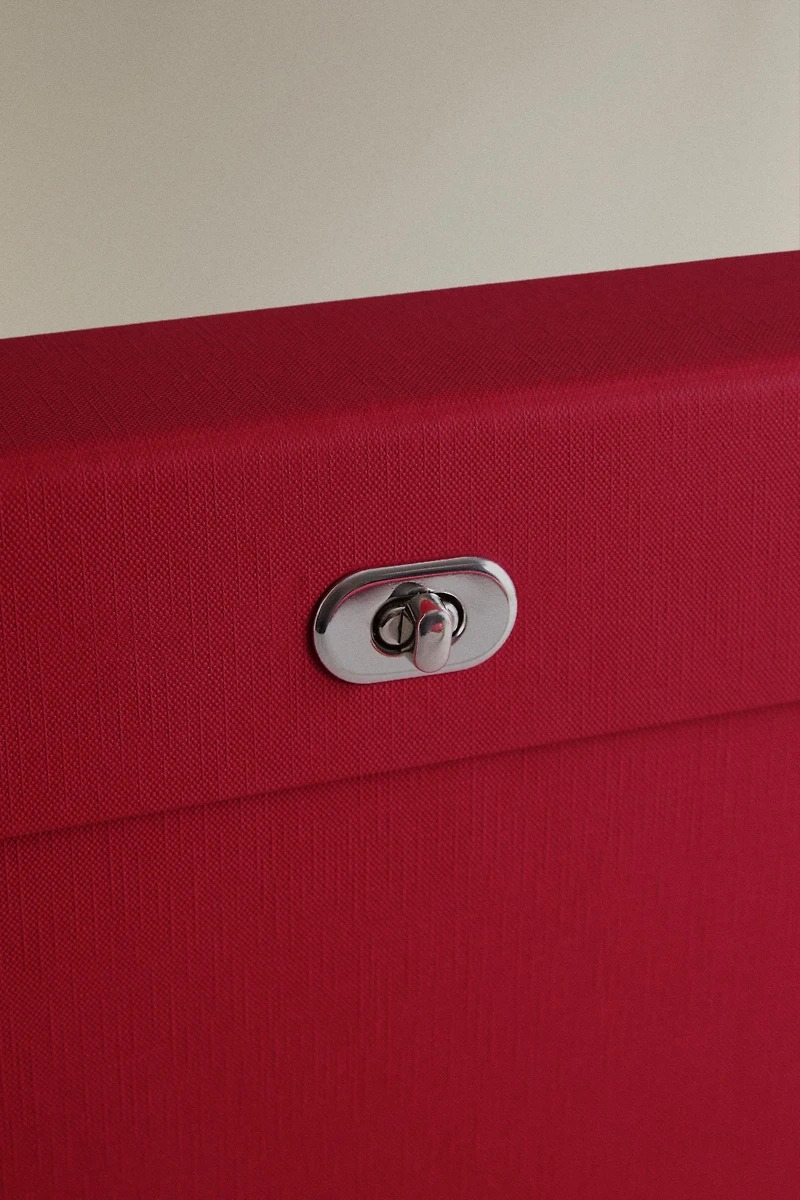 SLIM LINEN FILING BRIEFCASE