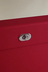 SLIM LINEN FILING BRIEFCASE