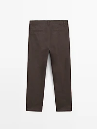 Pantalon large en coton