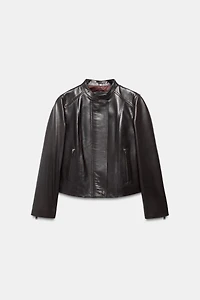 100% LEATHER JACKET ZW COLLECTION LIMITED EDITION