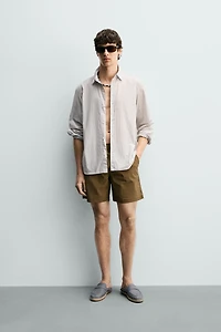 REGULAR FIT STRIPED SHIRT