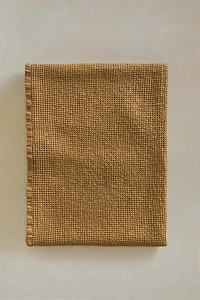 MINI WAFFLE-KNIT BATH TOWEL