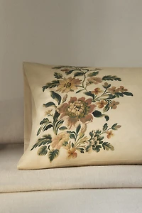 TAIE D’OREILLER SATIN IMPRIMÉ FLEURS