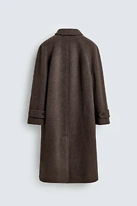 DOUBLE BREASTED MANTECO® WOOL BLEND COAT AARON LEVINE X ZARA