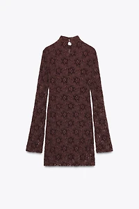 SOFT TOUCH LACE SHORT DRESS