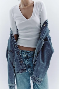 WASHED COTTON T-SHIRT
