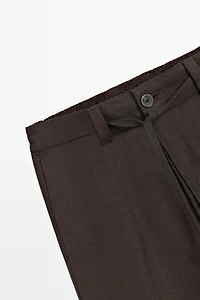 Pantalon total look 100 % lin