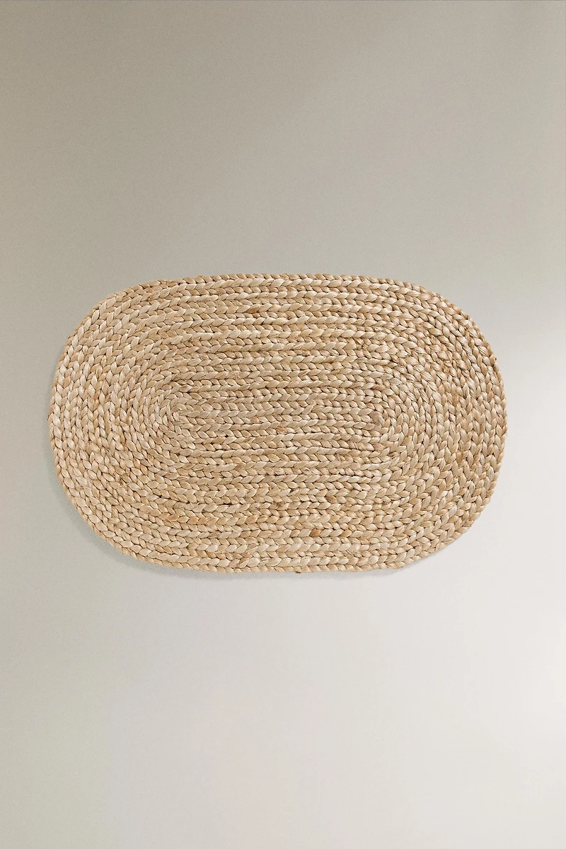 OVAL JUTE DOORMAT