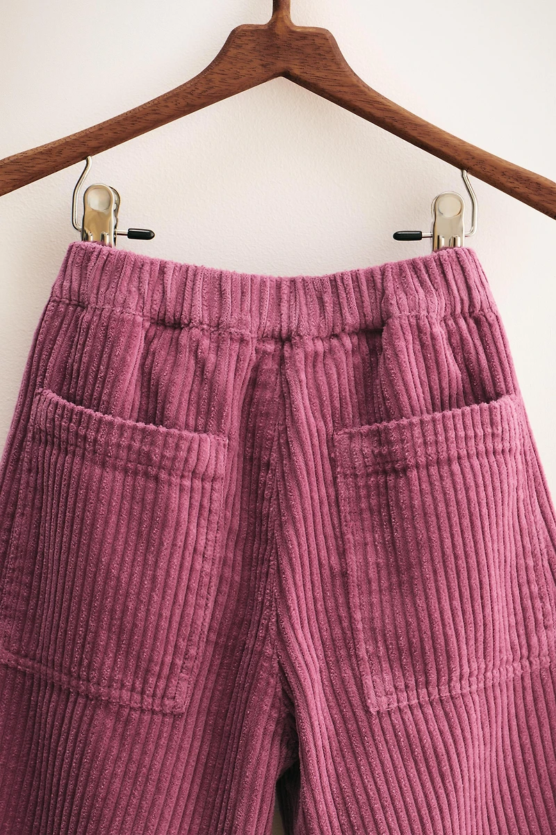 ZARA TIMELESS - CORDUROY BALLOON PANTS