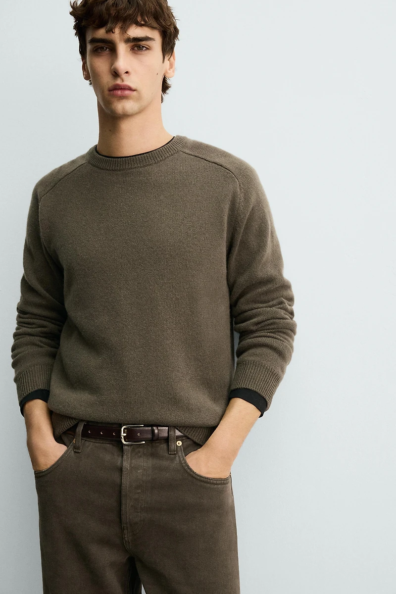 REGULAR FIT WOOL BLEND JUMPER
