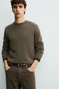 REGULAR FIT WOOL BLEND JUMPER