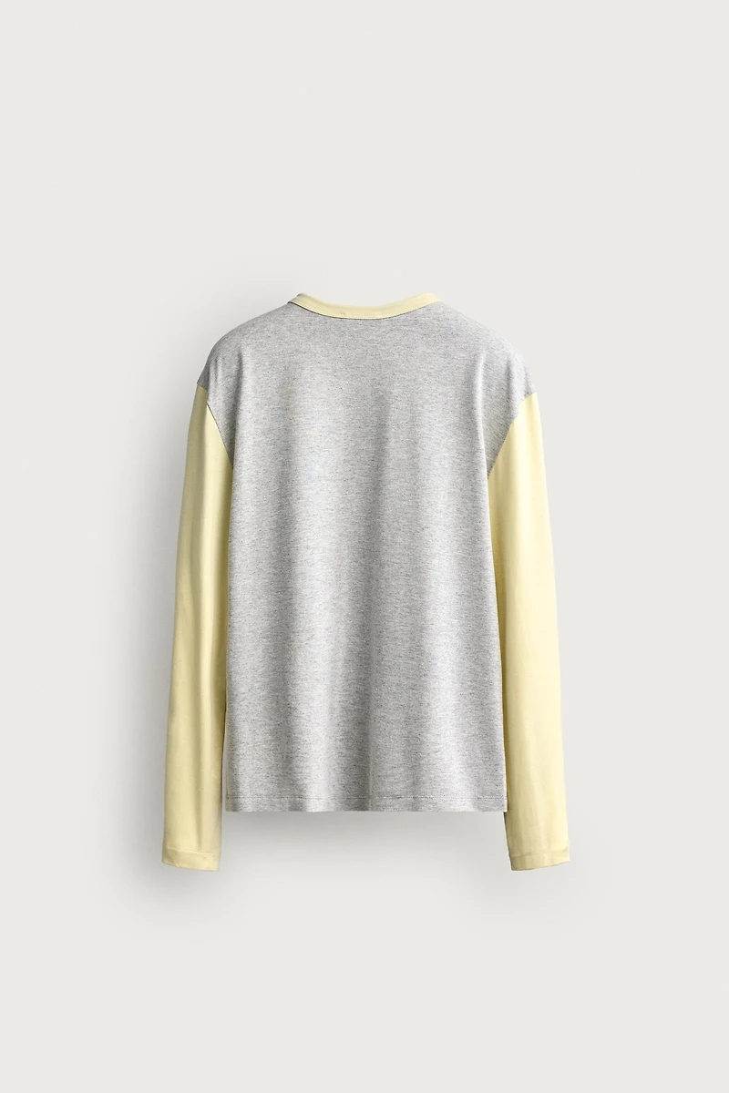 T-SHIRT RELAXED FIT COLOR BLOCK