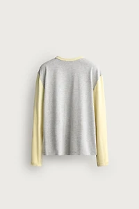T-SHIRT RELAXED FIT COLOR BLOCK