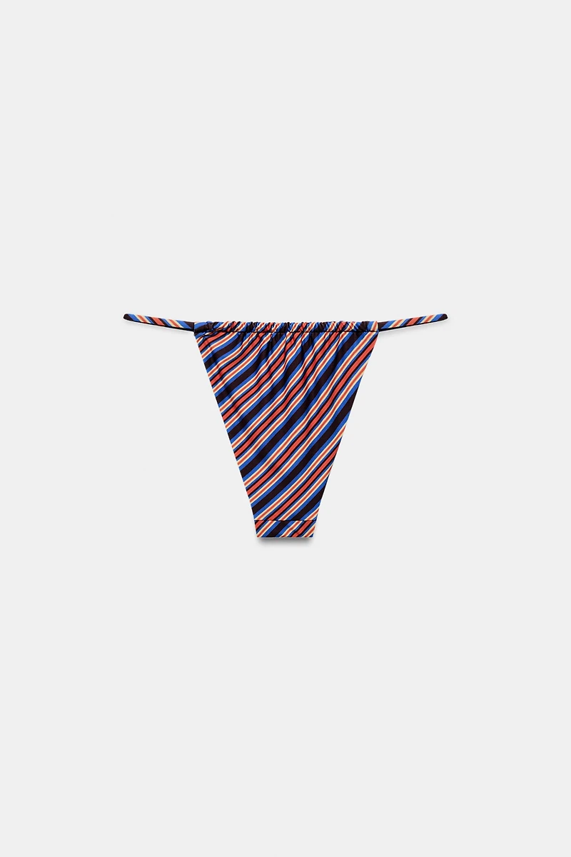 BAS DE BIKINI À RAYURES
