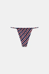 BAS DE BIKINI À RAYURES