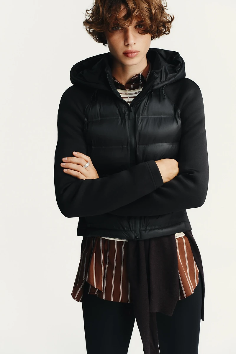 COMBINATION QUILTED JACKET