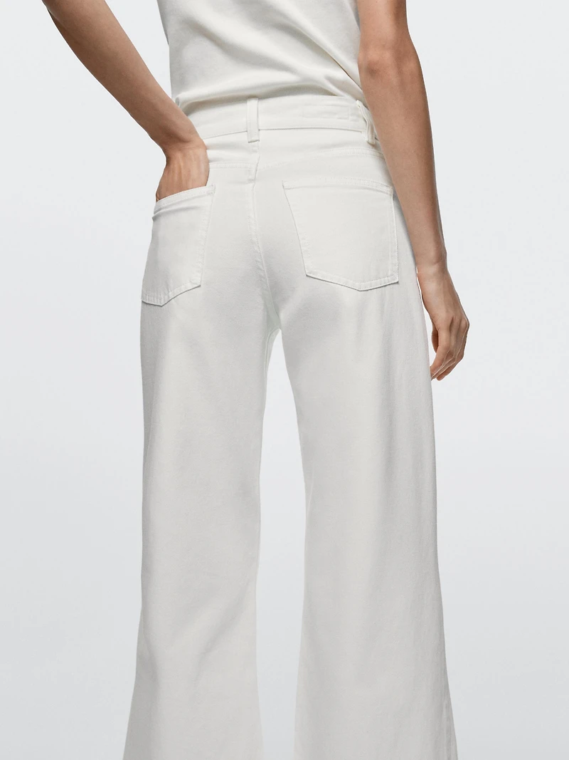Jean flare taille haute