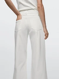 Jean flare taille haute