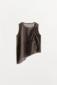 STRIPED ASYMMETRIC TOP