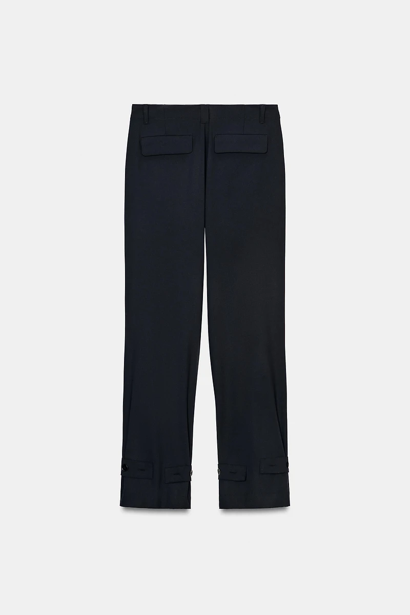 STRAIGHT LEG PANTS WITH BELT LOOPS