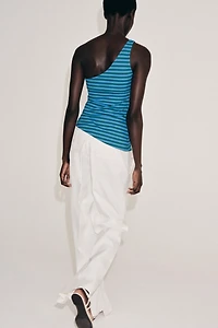 ASYMMETRIC STRIPED TOP