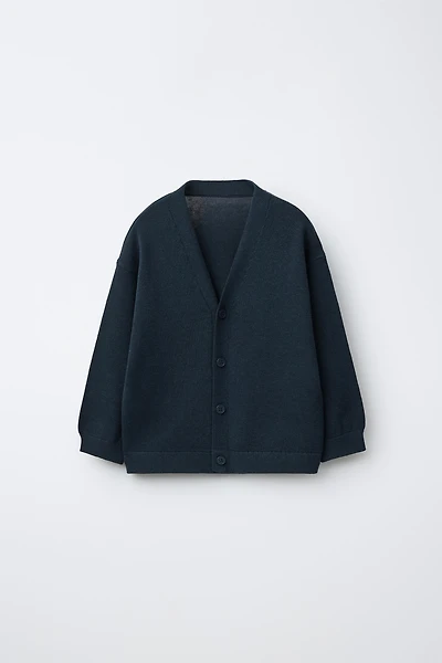 GILET EN MAILLE UNI