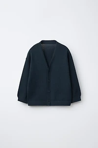 GILET EN MAILLE UNI