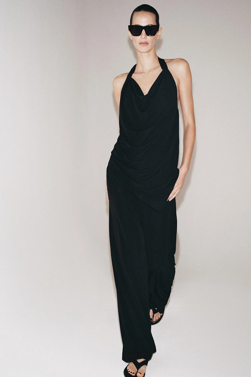 WIDE LEG LONG PANTS